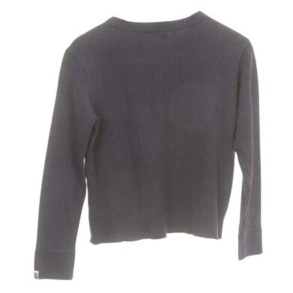 BAPE A Bathing Ape Woman Blue Thermal Sweater Argyle Japan M Streetwear RARE - Picture 3 of 5